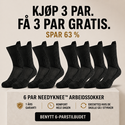 NeedyKnee™ Arbeidssokker