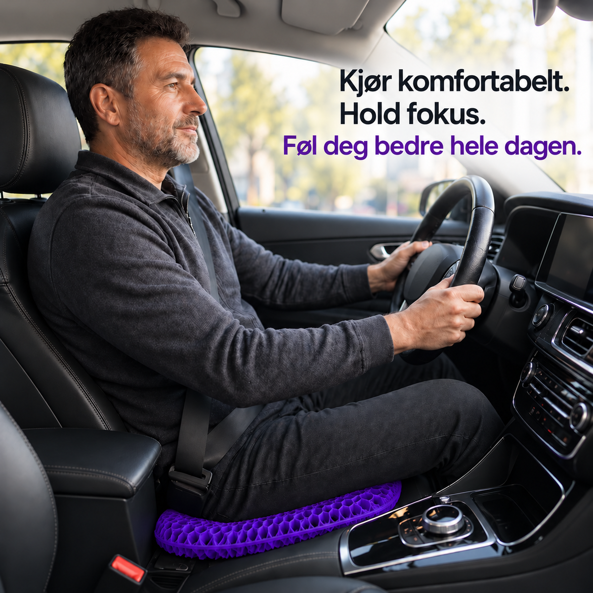 NeedyKnee SitteKomfort™ – Ergonomisk gelpute for sunne sittevaner