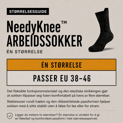 NeedyKnee™ Arbeidssokker