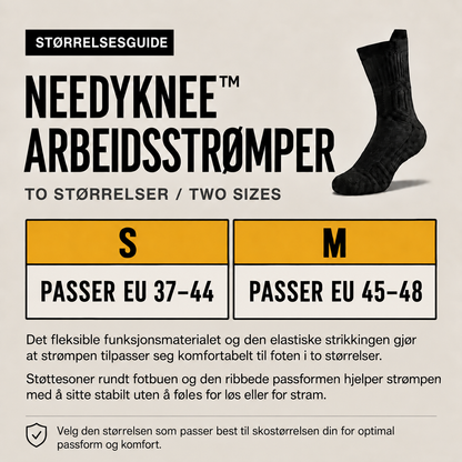 NeedyKnee™ Arbeidssokker